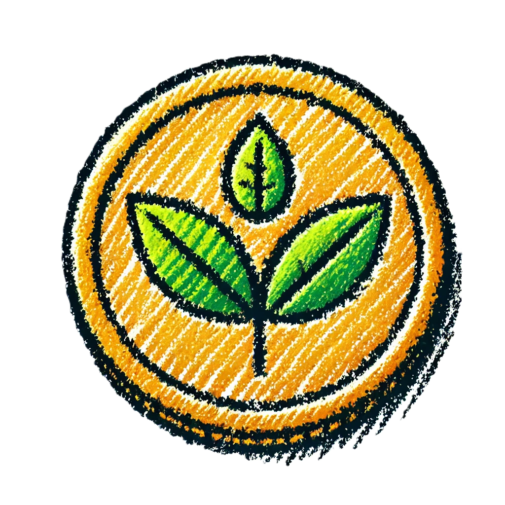 bild münze mit blatt